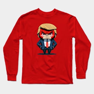 Daruma Trump Long Sleeve T-Shirt